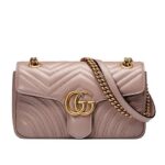 Túi Gucci GG Marmont Small Shoulder Bag Size 26 màu hồng Dusty Pink