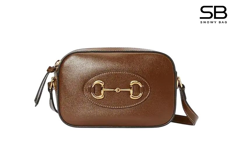 Túi Gucci Horsebit 1955 Small Camera Bag màu nâu sang trọng