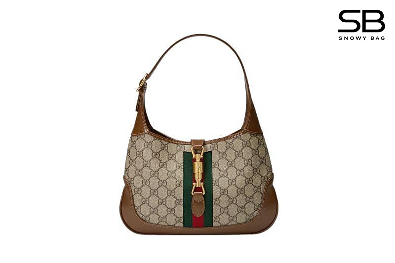 Túi Gucci Jackie 1961 Small Shoulder Bag Brown Nâu 28CM sang trọng