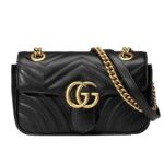Túi Gucci Marmont Mini Shoulder Bag Size 22 màu đen sang trọng