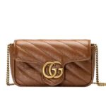 Túi Gucci Marmont Super Mini Caramel Brown Màu Nâu sang trọng và tinh tế