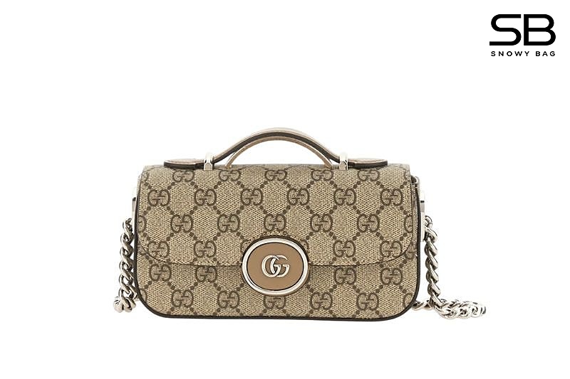 Túi Gucci Petite GG Mini Shoulder Bag GG Supreme Màu Be sang trọng