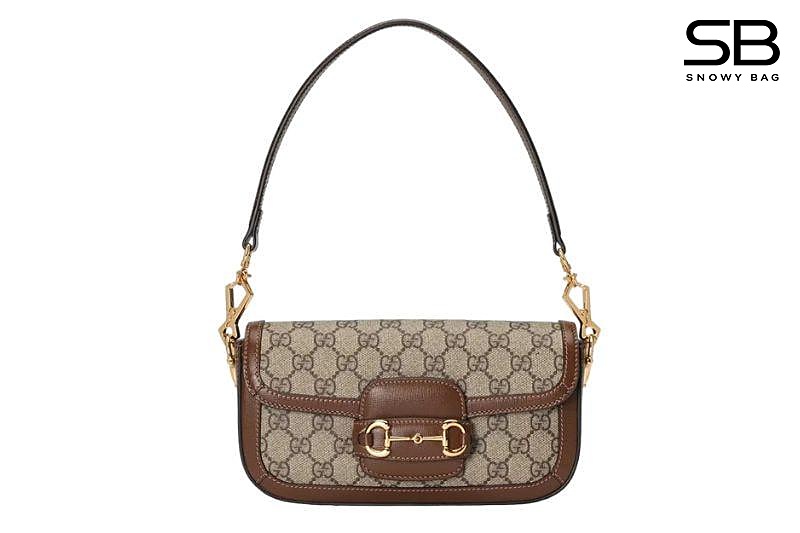 Túi Gucci Small Horsebit 1955 Shoulder Bag GG Supreme sang trọng