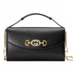 Túi Gucci Zumi Shoulder Bag Smooth Leather Small Black sang trọng