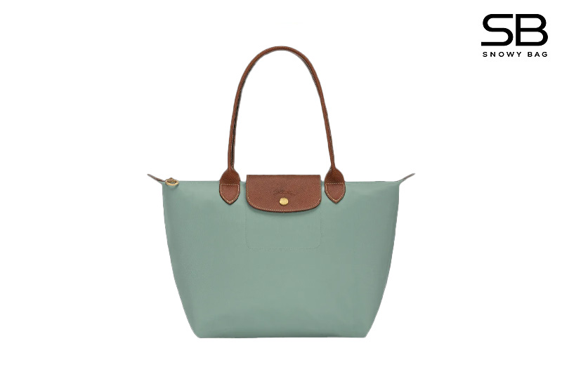 Túi Longchamp Le Pliage Original M Tote Bag màu xanh xám sang trọng
