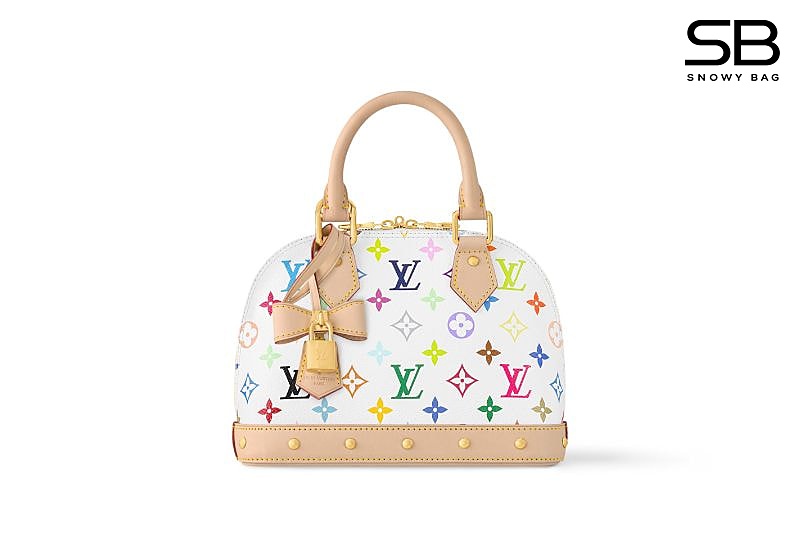 Túi LV Alma BB LV X TM White Multicolor Monogram Canvas sang trọng