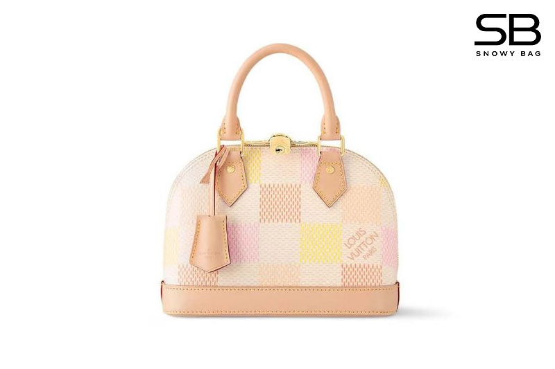 Túi LV Alma BB Rose Peach Autres Toiles Damier 23.5CM sang trọng và tinh tế