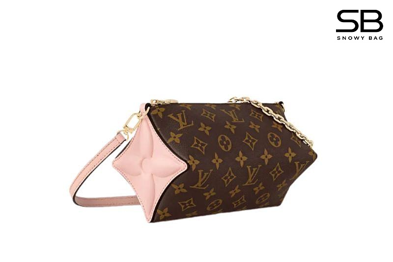 Túi LV Bloom Pouch M11303 Monogram Rose Jasmine Nâu sang trọng