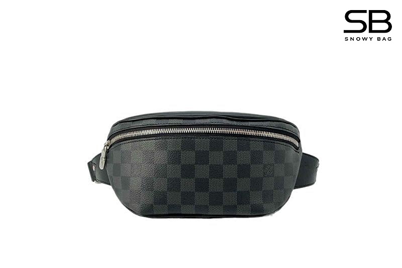 Túi LV Campus Bumbag N40362 Damier Graphite Đen Xám sang trọng