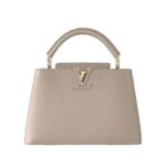 Túi LV Capucines BB Galet Gray Taurillon M94634 màu xám sang trọng