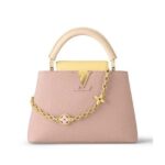 Túi LV Capucines BB Light Pink Taurillon M22514 Size 27CM Hồng Nhạt sang trọng