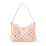 Túi LV Carryall PM M24652 Sunrise Aquarelle Monogram Kem sang trọng