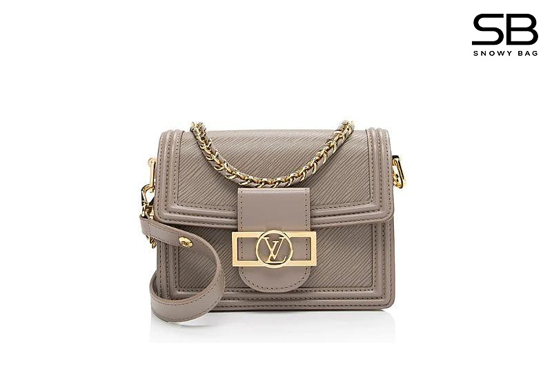 Túi LV Dauphine Mini Grey Epi Size 20 Màu Xám sang trọng