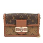 Túi LV Dauphine WoC M68746 Monogram Size 19 Nâu sang trọng