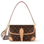 Túi LV Diane Monogram Canvas Bag M45985 Nâu 24CM sang trọng