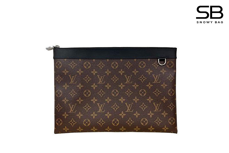 Túi LV Discovery Pochette GM M69411 Monogram Nâu sang trọng