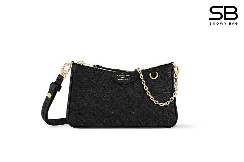 Túi LV Easy Pouch on Strap M80349 Black màu đen sang trọng