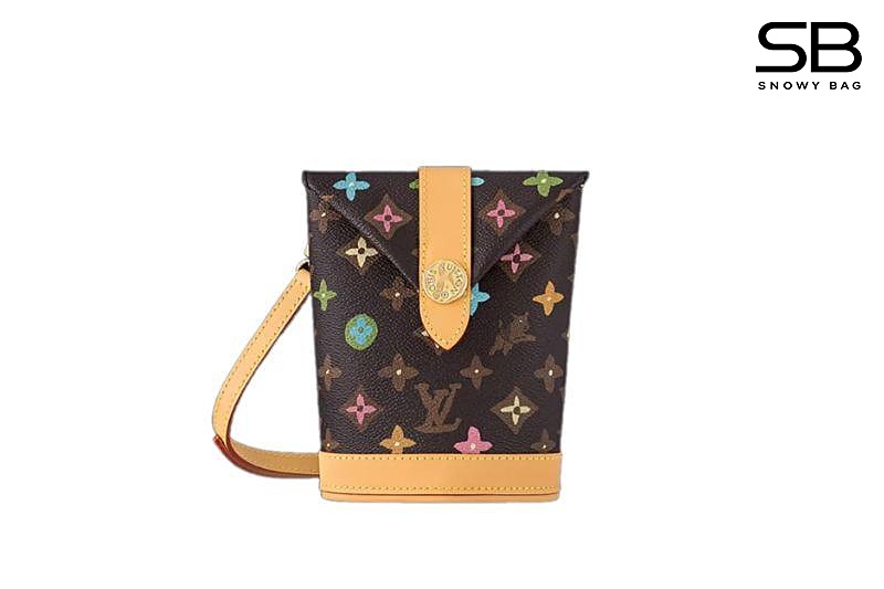 Túi LV Envelope Pouch M83344 Chocolate Monogram Craggy Nâu sang trọng