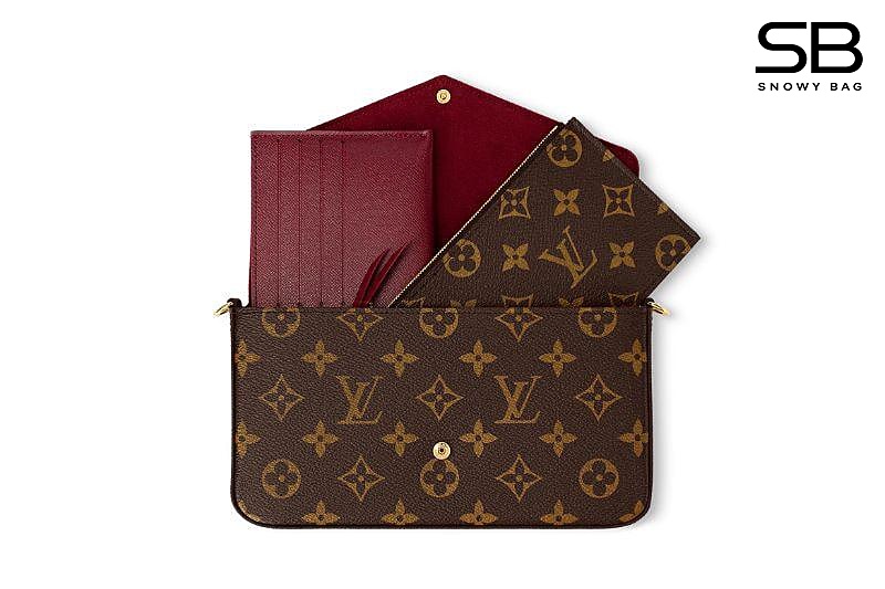 Túi LV Félicie Pochette Monogram Fuchsia Pink M61276 sang trọng và thời thượng