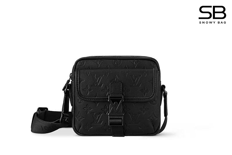 Túi LV Getaway Messenger M12516 Black Monogram Shadow Đen sang trọng