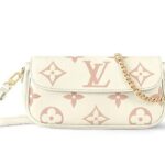 Túi LV Ivy Chain Bag M83026 Latte Chamallow Monogram Empreinte đẹp mắt