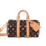 Túi LV Keepall Bandoulière 25 M24849 Monogram Craggy Chocolate Nâu sang trọng