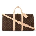 Túi LV Keepall Bandouliere 50 M41416 Monogram Nâu sang trọng