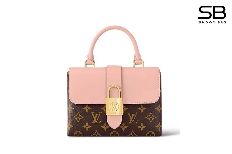 Túi LV Locky BB Monogram Pink Rose Poudre M44080 Nâu Hồng sang trọng
