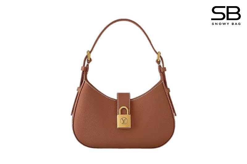 Túi LV Low Key Shoulder Bag M24885 Cognac Calfskin Nâu sang trọng