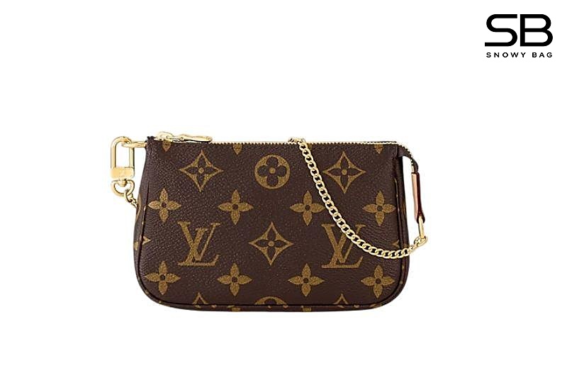 Túi LV Mini Pochette Monogram Canvas Nâu sang trọng và thời thượng