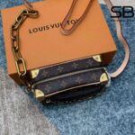 Túi LV Mini Soft Trunk Monogram Legacy Nâu 18CM chi tiết 4