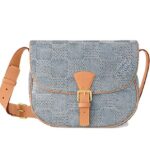 Túi LV Montsouris Messenger Mm Bag N40743 Blue Damier Denim 3D sang trọng