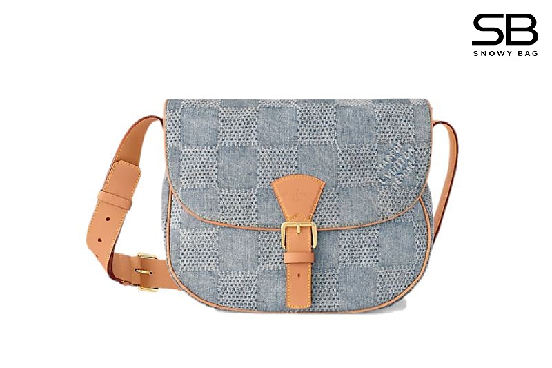 Túi LV Montsouris Messenger Mm Bag N40743 Blue Damier Denim 3D sang trọng