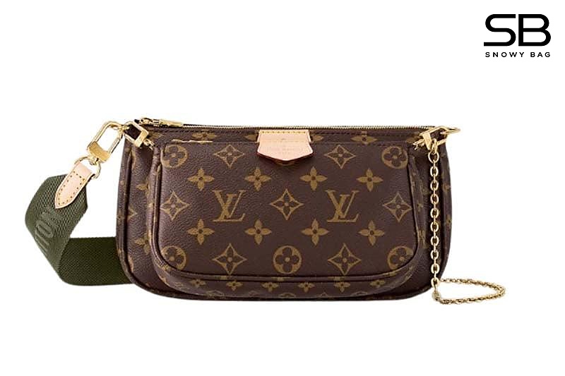 Túi LV Multi Pochette Accessoires Khaki Green sang trọng và thời thượng