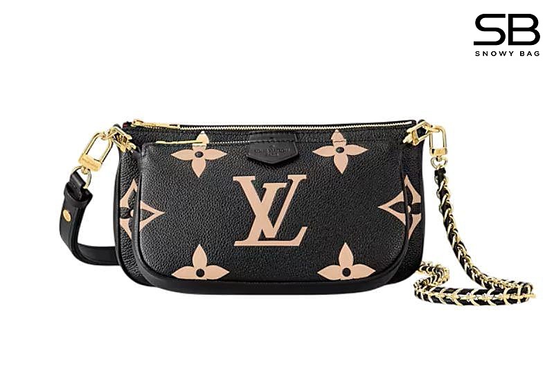 Túi LV Multi Pochette Black Beige M45777 sang trọng và thời thượng