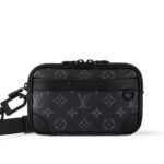Túi LV Nano Alpha M82542 Black Monogram Eclipse Đen Xám sang trọng