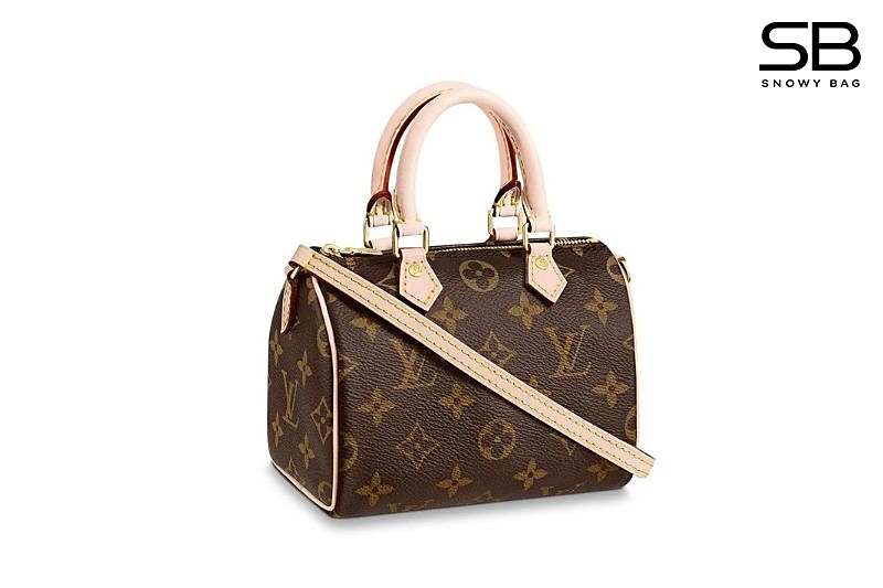 Túi LV Nano Speedy Monogram Canvas M61252 Màu Nâu sang trọng