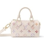 Túi LV Nano Speedy Monogram Empreinte Dream Cream M25591 màu kem sang trọng