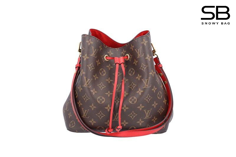 Túi LV Néonóe MM M44021 Monogram Coquelicos Nâu sang trọng