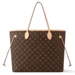 Túi LV Neverfull GM Monogram Tote Bag màu nâu lót hồng sang trọng