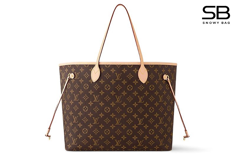 Túi LV Neverfull GM Monogram Tote Bag màu nâu lót hồng sang trọng