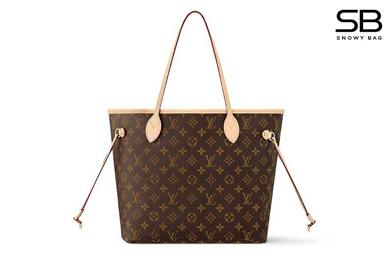 Túi LV Neverfull MM Monogram Beige M46975 Nâu Lót Be sang trọng
