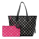 Túi LV Neverfull Tote Bag Black White Pink M46103 Trắng Đen Hồng sang trọng
