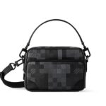 Túi LV Nil Messenger D16 Damoflage Black Canvas M14988 Xám Đen sang trọng