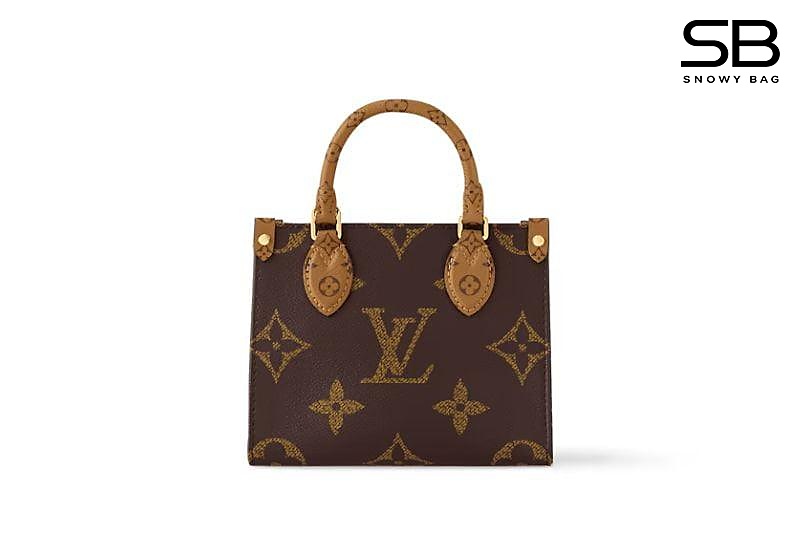 Túi LV Onthego BB M46839 Monogram Reverse Màu Nâu sang trọng