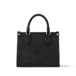 Túi LV Onthego BB M46993 Black Monogram Empreinte Đen sang trọng
