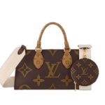 Túi LV Onthego East West M46653 Monogram Canvas Nâu sang trọng