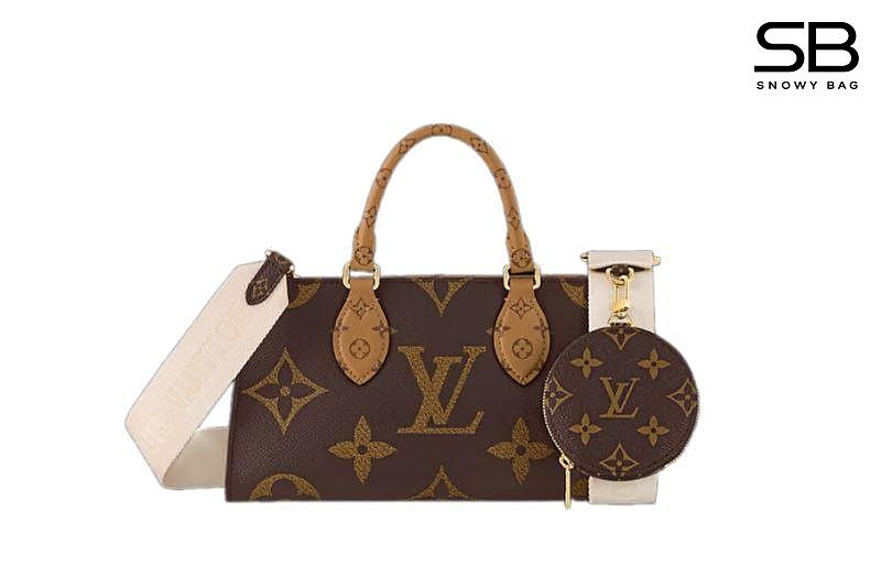 Túi LV Onthego East West M46653 Monogram Canvas Nâu sang trọng