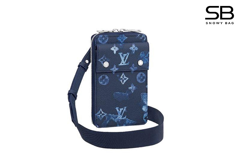 Túi LV Phone Pouch M80466 Navy Blue Xanh sang trọng và đẳng cấp