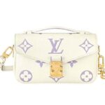Túi LV Pochette Métis East West M23940 Latte Bubble Tea Monogram Empreinte sang trọng